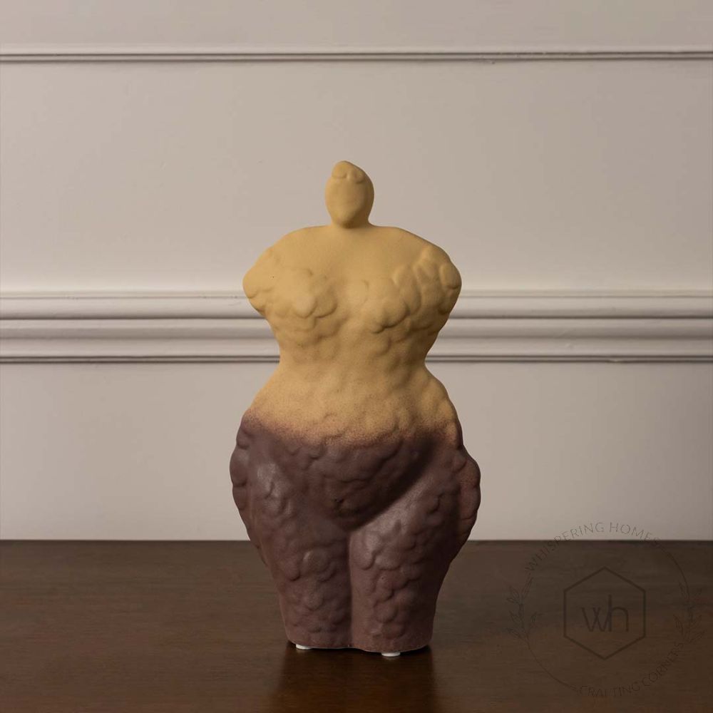 Partial Muse Ceramic Sculpture White Background