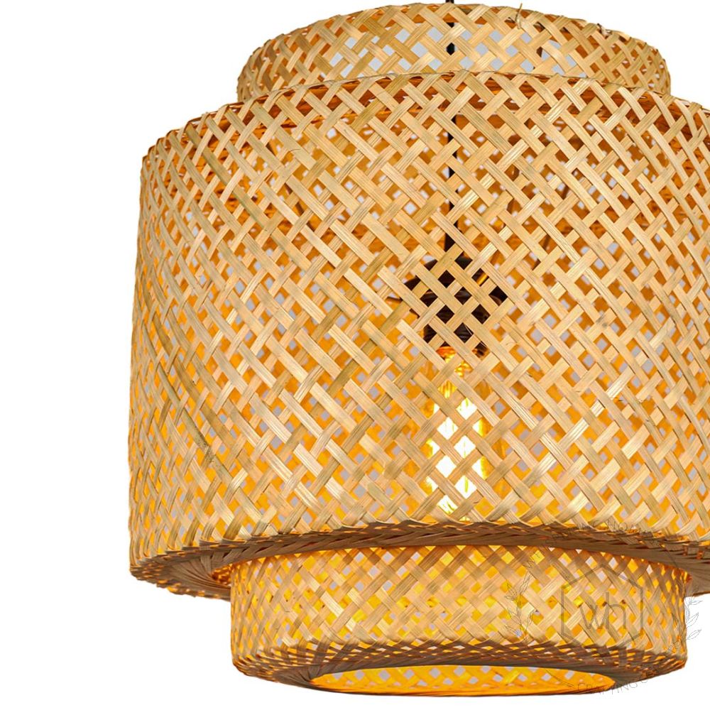 Handwoven Sunbeam Bamboo Light Beige