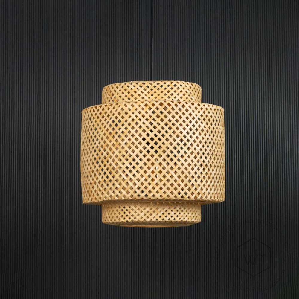 Handwoven Sunbeam Bamboo Light Beige