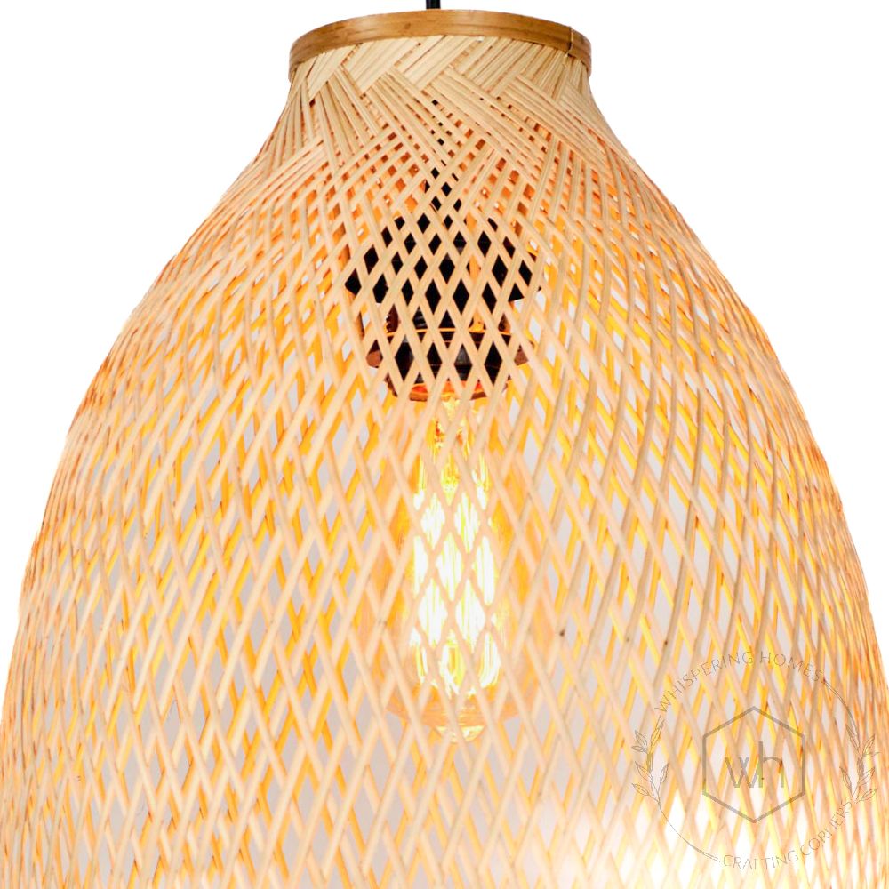 Honeycomb Bamboo Pendant Lamps