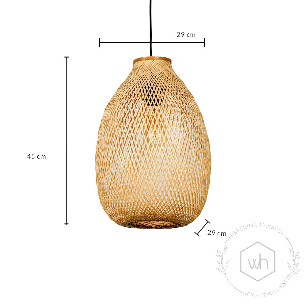 Honeycomb Bamboo Pendant Lamps