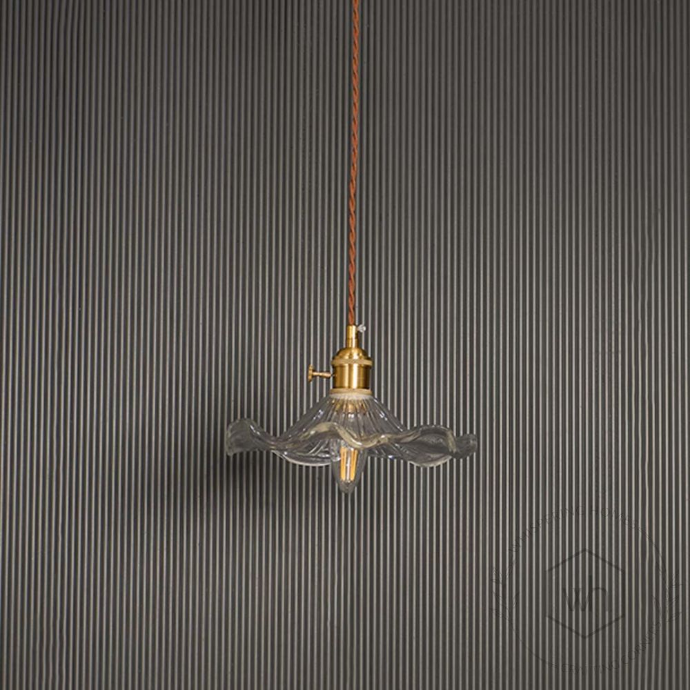 Modern Petal Style Glass Hanging Light