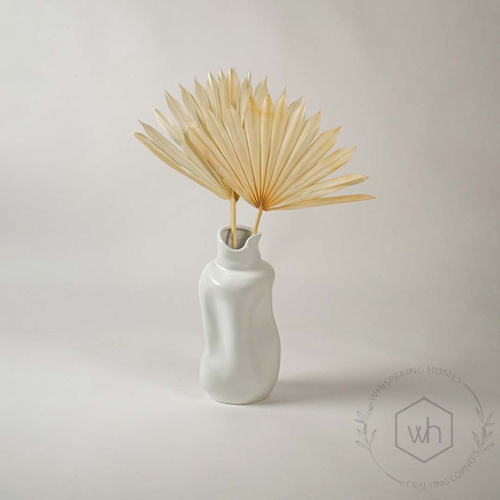 Loka Deco Vase - White