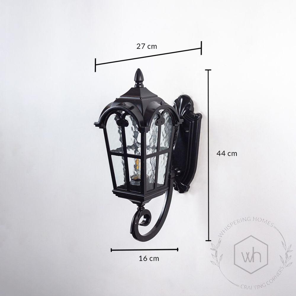 Lumiere Outdoor Wall Light - Brown Dimensions