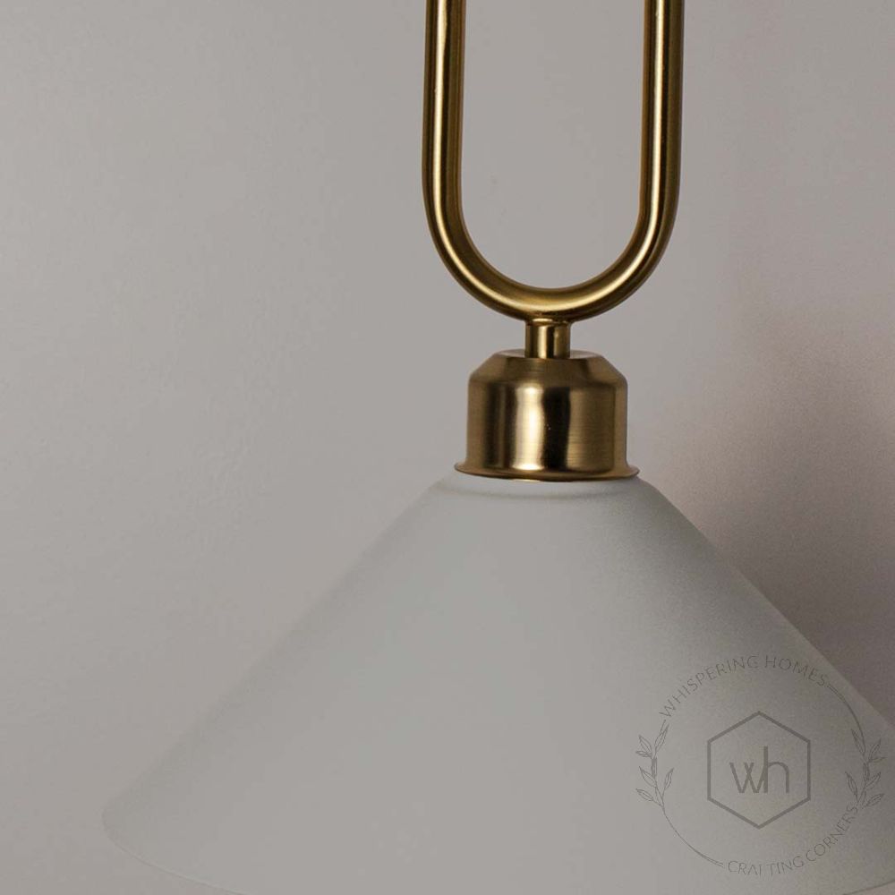 Macaron Pyramid Pendant Lamp  - White