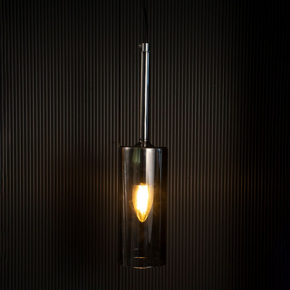 Machine Retro Creative Pendant Lamp Light On Black Background