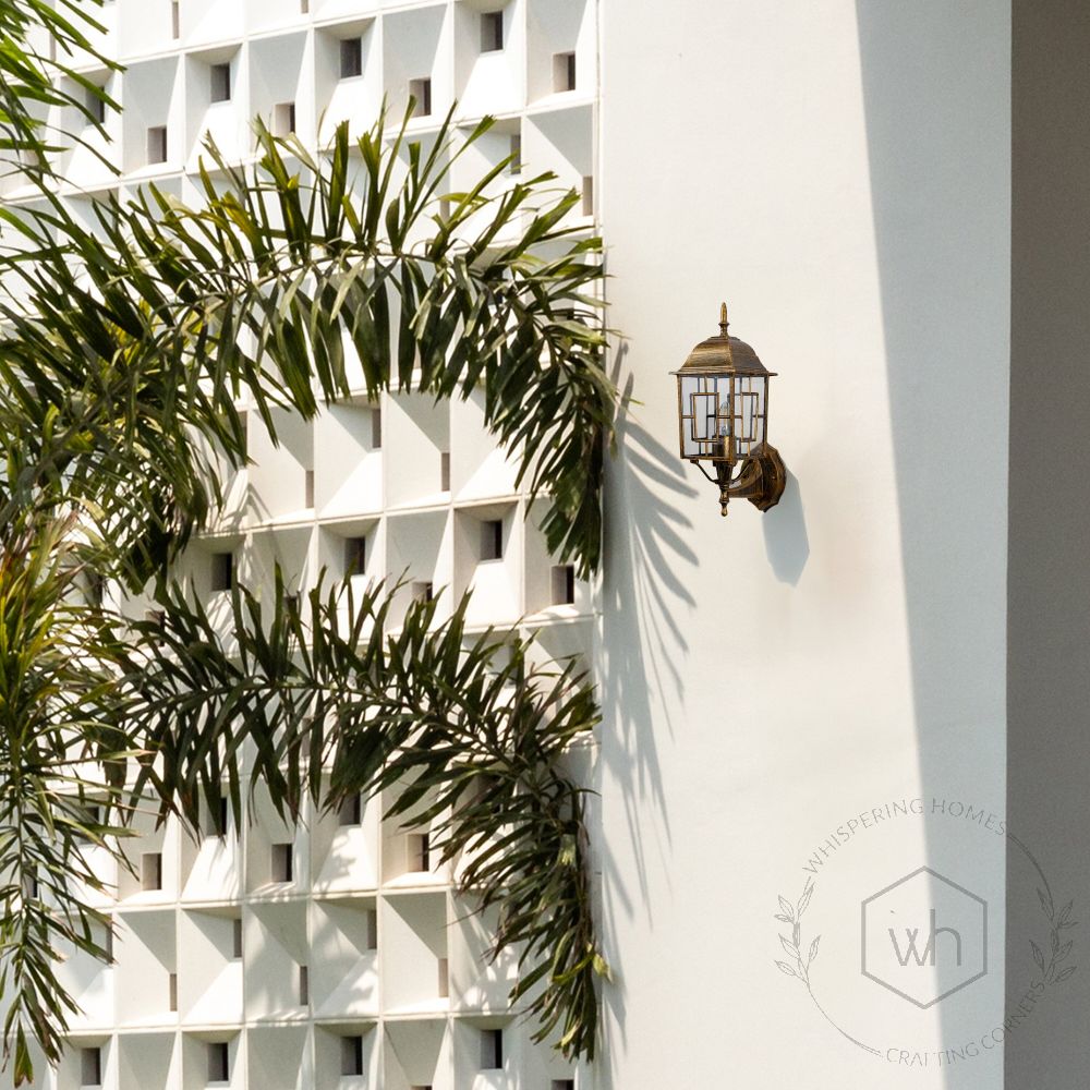 Mexican Outdoor Wall Lantern - Gold Lifestyle