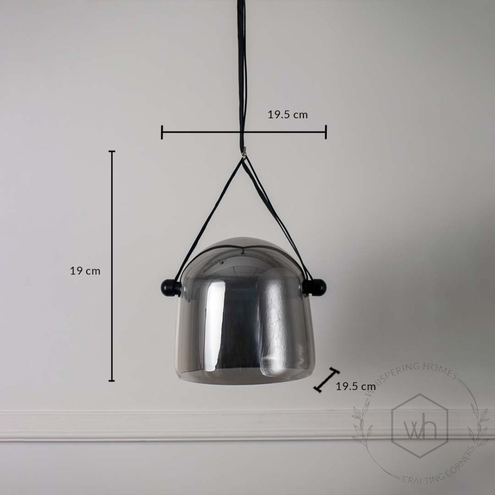 Mona Pendant Light - Smoky Dimensions