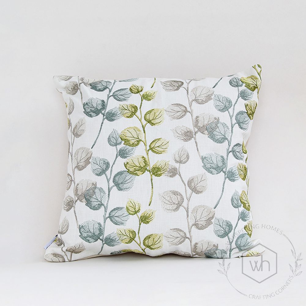 Natural Aspect Embroidered Cushion Cover