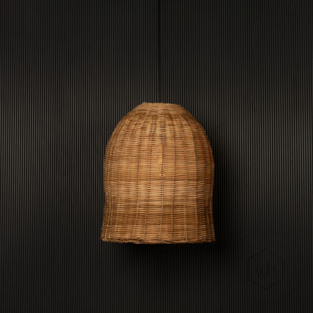Natural Bamboo Bell Pendant Lamp