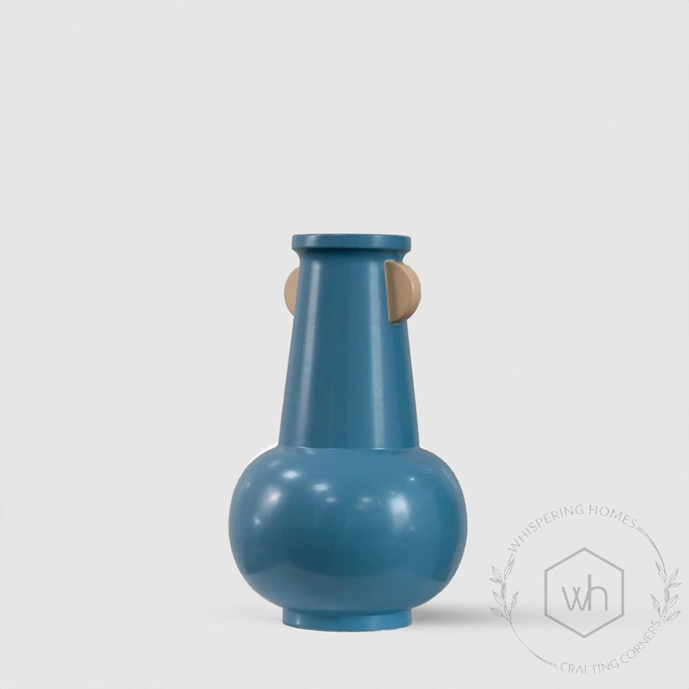 Nicita Ceramic Flower Vase - Sky Blue