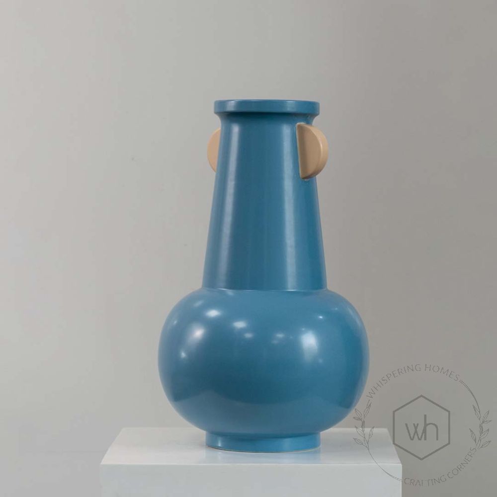 Nicita Ceramic Flower Vase Sky Blue