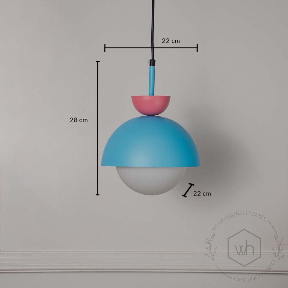 Nordic Macaroon Pendant Lamp - Blue & Pink
