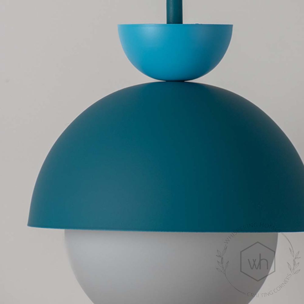 Nordic Macaroon Pendant Lamp - Dark Blue & Sky Blue