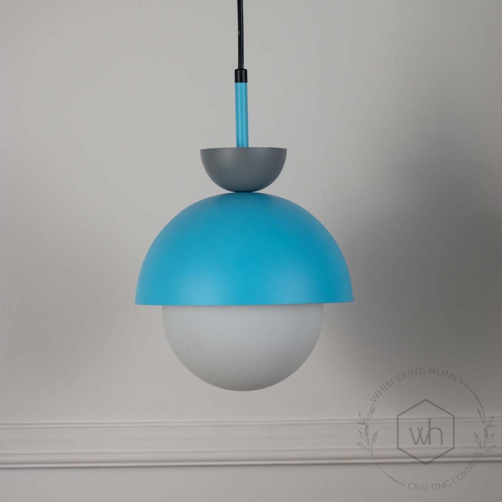 Nordic Macaroon Pendant Lamp -Blue & Grey