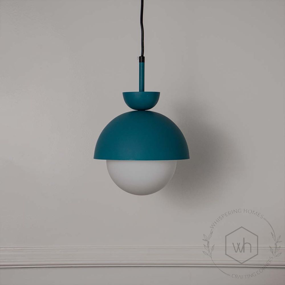 Nordic Macaroon Pendant Lamp -Dark Blue & White