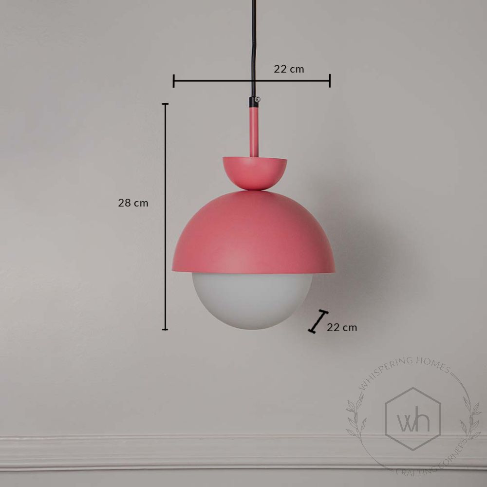 Nordic Macaroon Pendant Lamp -Pink & White