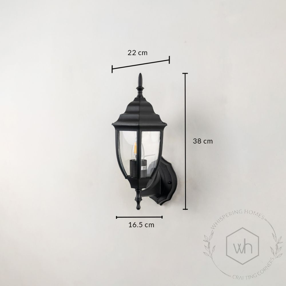 Outdoor Wall-Mount Lantern - Small Dimensions