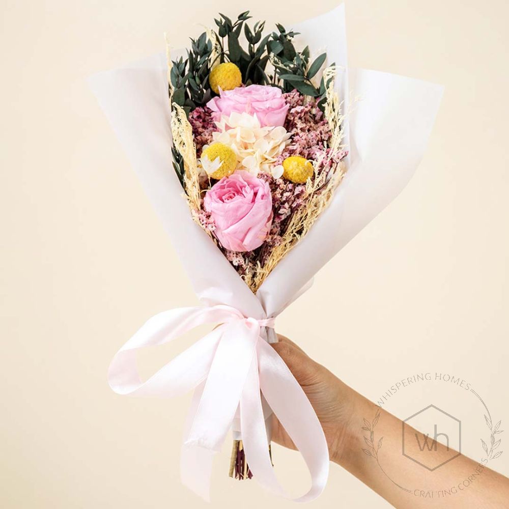 Pink Blossom Mix Flower Bridal Bouquet