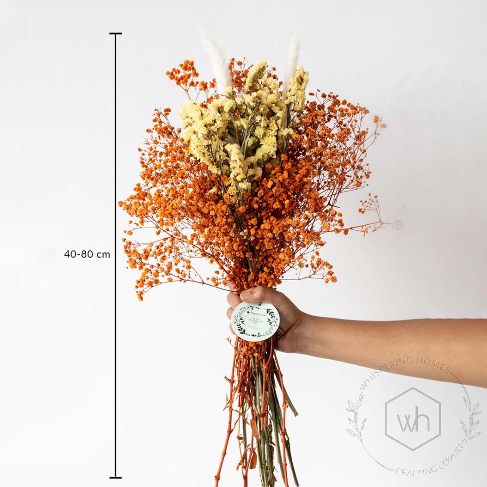 Preserved Babysbreath Multicolor Dried Flower Bouquet