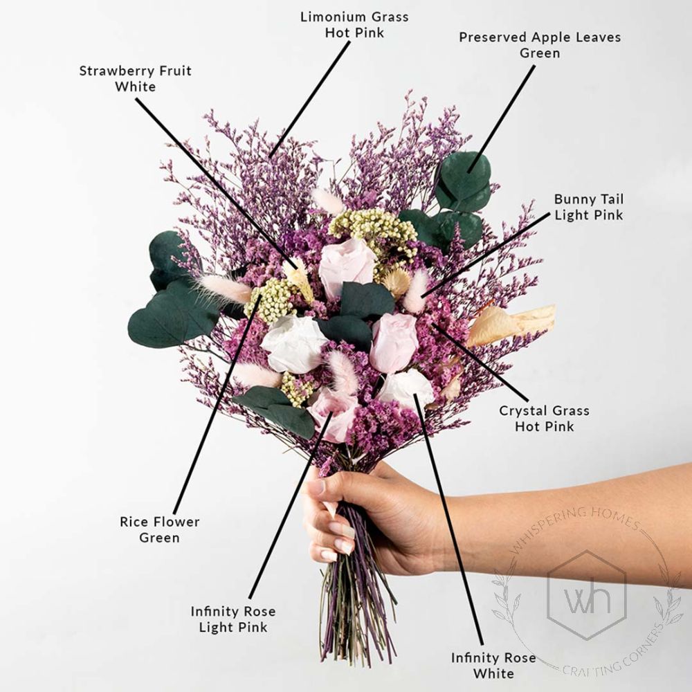 Purple Love Infinity Rose Bouquet