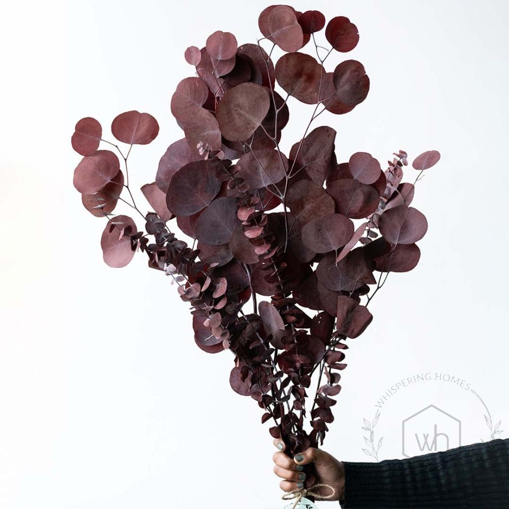 Red Apple-Eucalyptus Mix Flower Valentine Bouquet