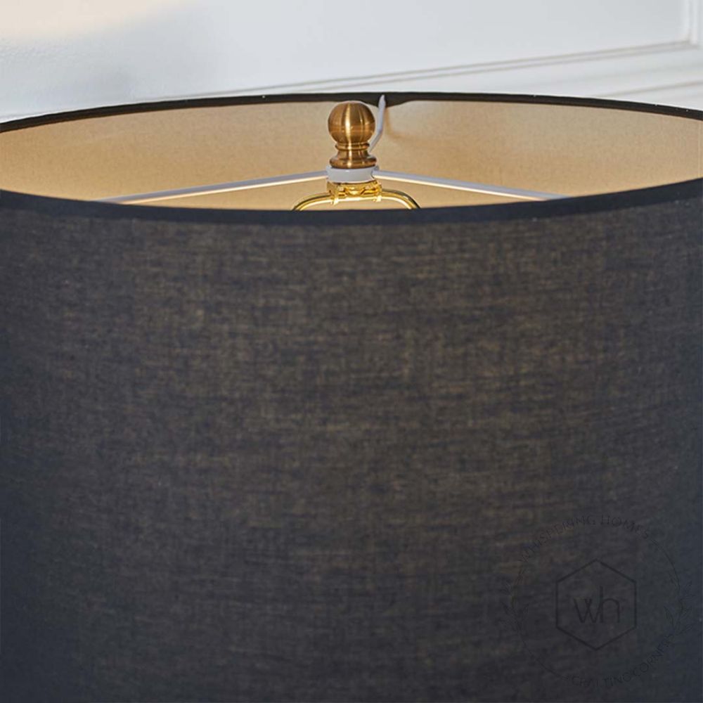 Rowan Ceramic Table Lamp Black