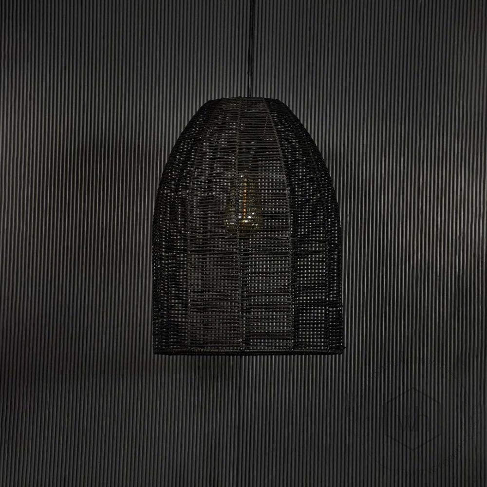 Sawan Bamboo Pendant Light Black