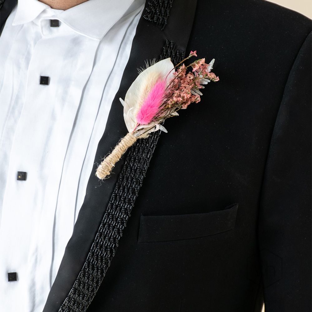 Sere Boutonniere Black Background