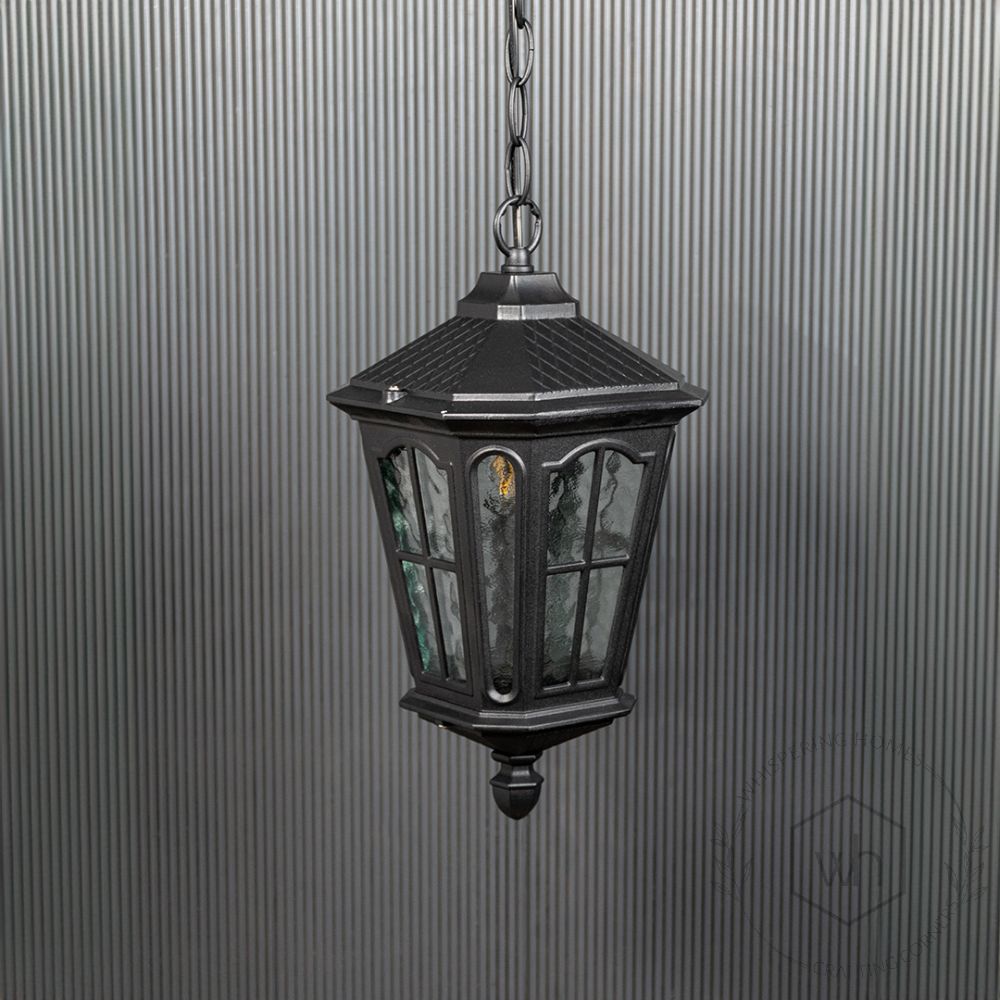 Century Outdoor Hang Light - Black Light Off Black Background