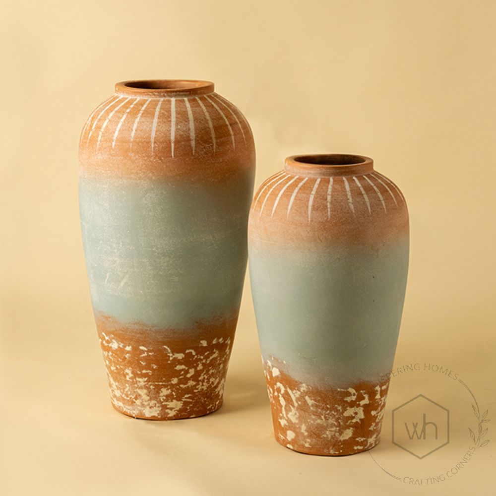 Mud Muse Terracotta Vase Medium Grouped