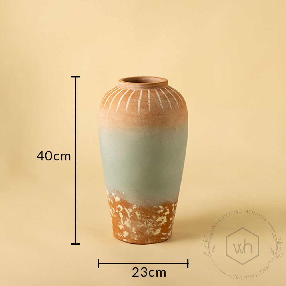 Mud Muse Terracotta Vase Small Dimensions