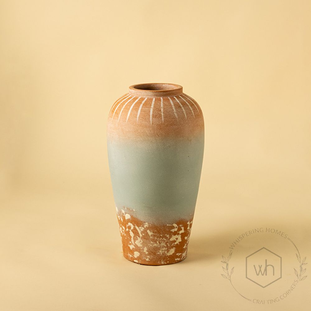 Mud Muse Terracotta Vase Small White Background