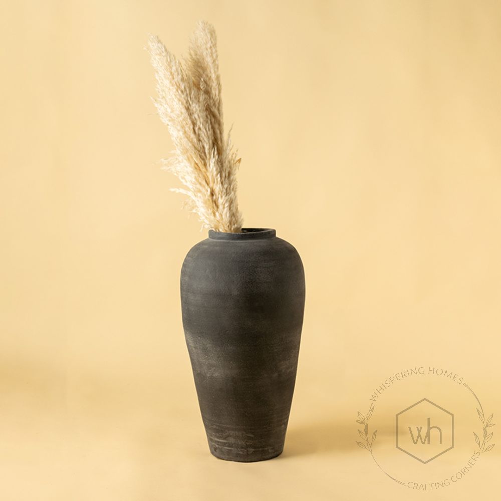 Ochre Terracotta Vase Medium Lifestyle 1