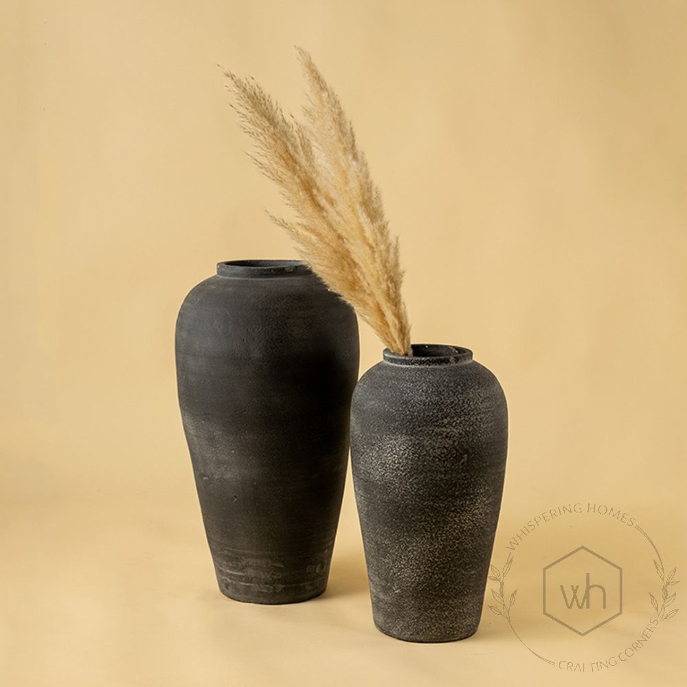 Ochre Terracotta Vase Medium Lifestyle 2