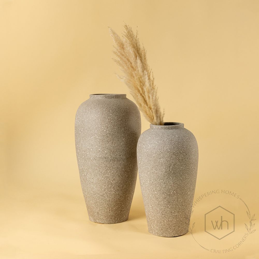 Storm Terracotta Vase Medium Lifestyle 