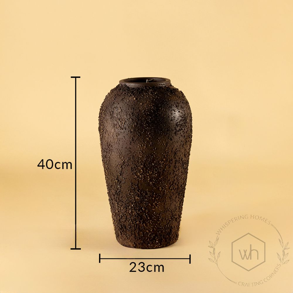 Russet Terracotta Vase Small Dimensions