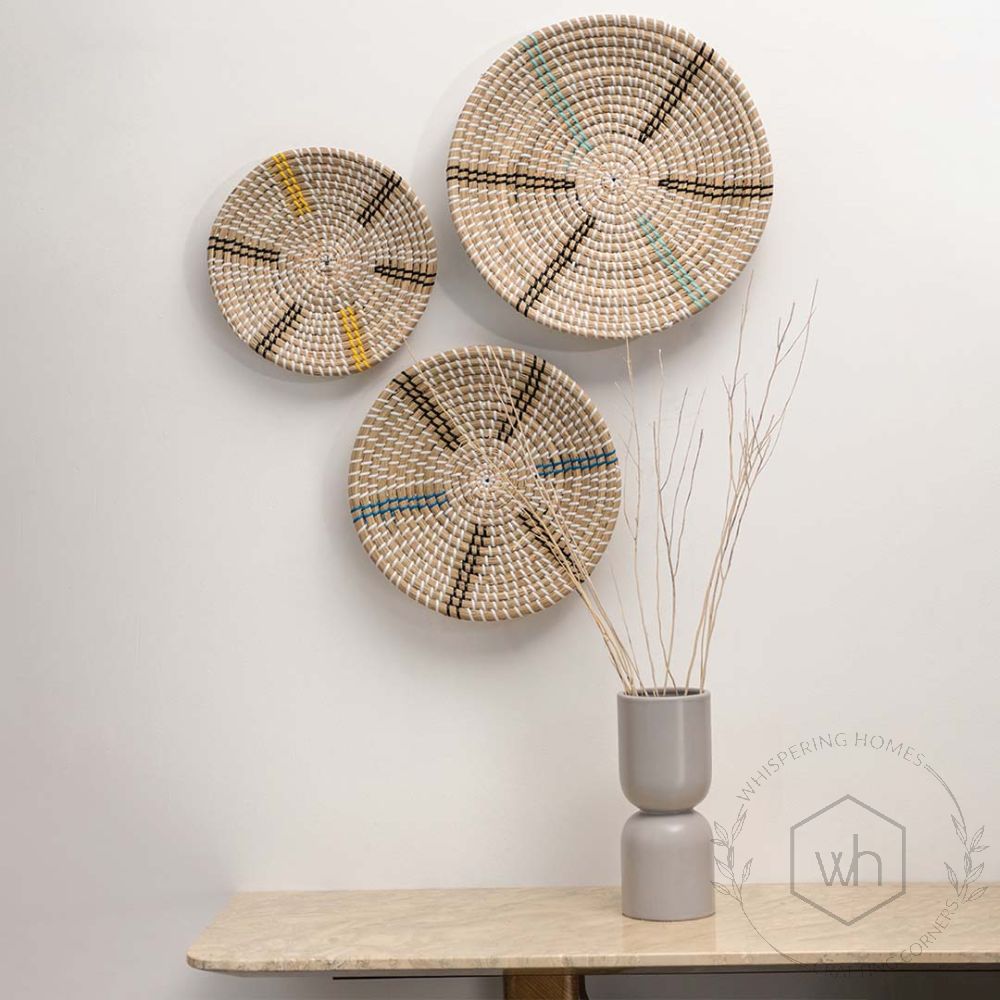 Flicker Handwoven Wall Basket Lifestyle