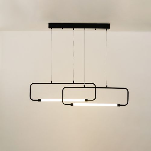 Bouvet 2-Light Chandelier - Black