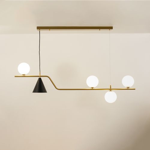 Kyran 5-Light Chandelier - Brass