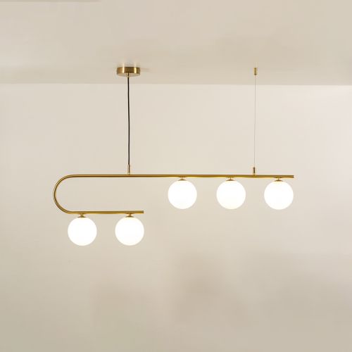 Aball Island 5-Light Chandelier - Gold