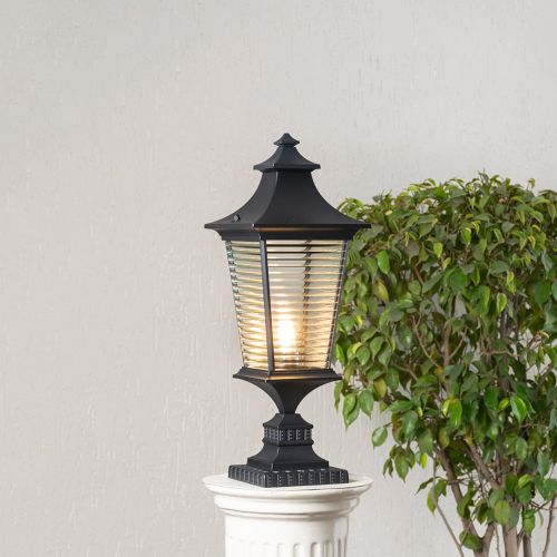 Schoolcraft Carriage Outdoor Gate Light - Black