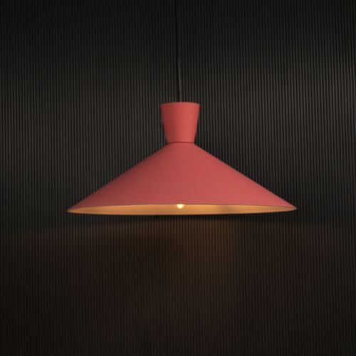 Martinelli Cono Pendant Light - Pink