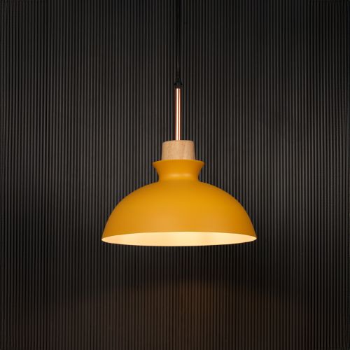 Dome Pendant Lamp - Yellow