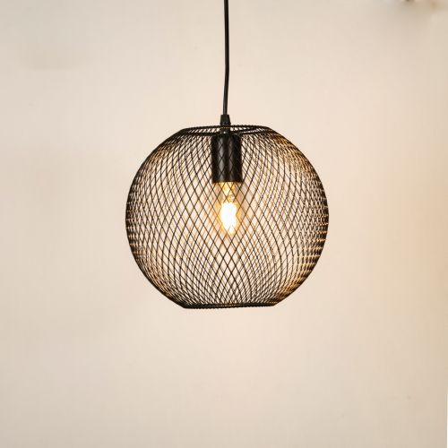 Bergen Globe Pendant LightLight On White Background