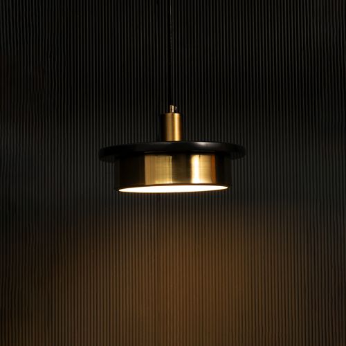 Origo Pendant Light - Black Light on black background