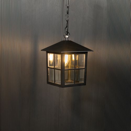 PostOffice Outdoor hanging Light - Black