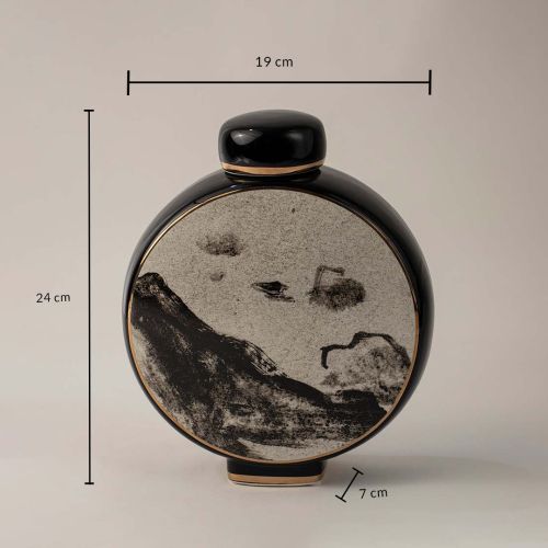 Luna Meraki Ceramic Jar Dimensions