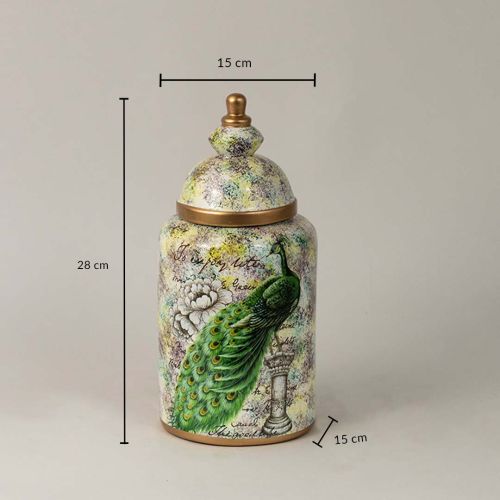 Morni Ceramic Jar - Medium Dimensions