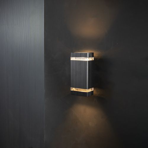 Up-Down Outdoor Wall Light - Black